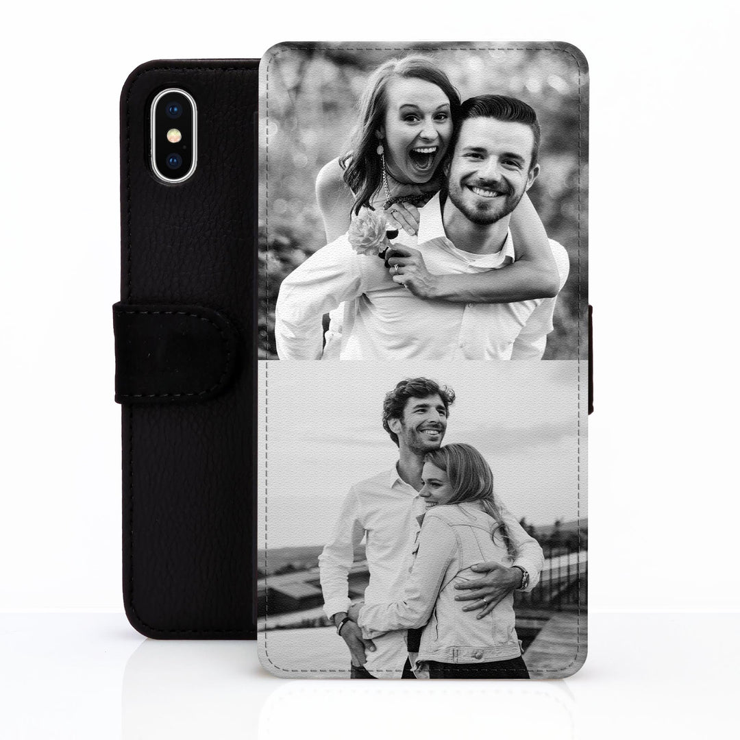 2 Photo Collage iPhone Wallet Phone Case