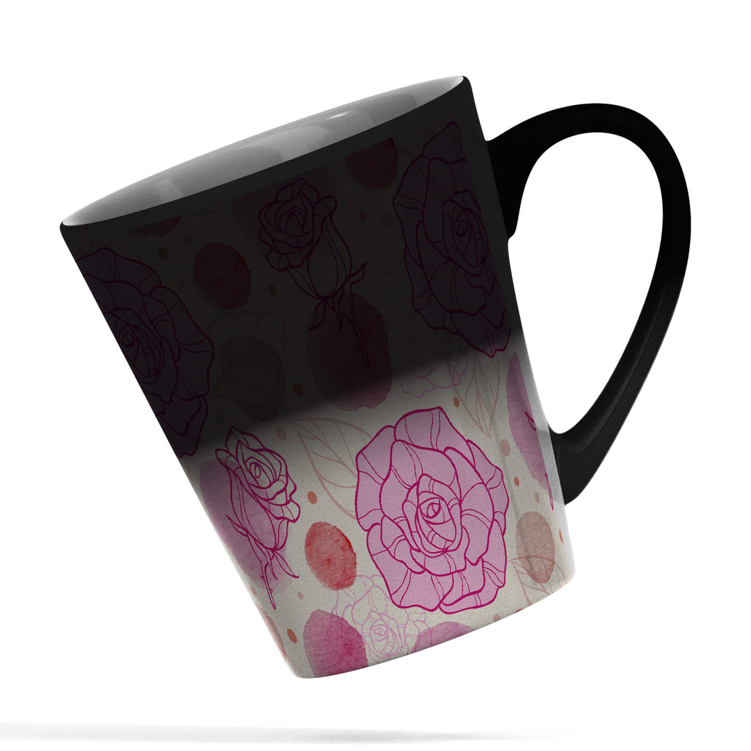 Roses Name Magic Latte Mug