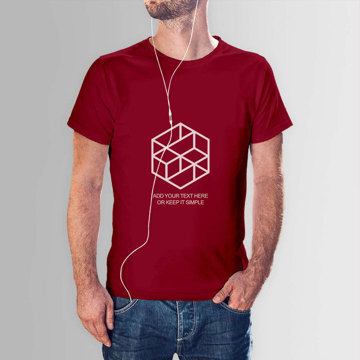 3D Cube Custom T-shirt