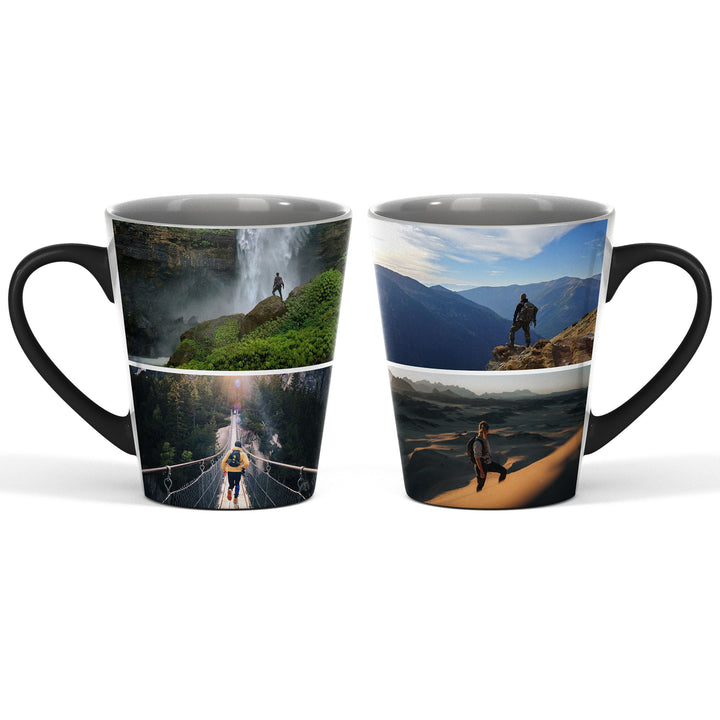 Personalised Magic Latte Mug - 4 Landscape Photo