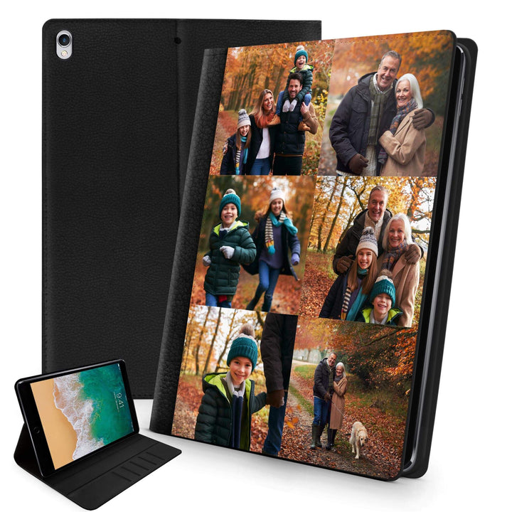 6 Photo Collage iPad Leather Case