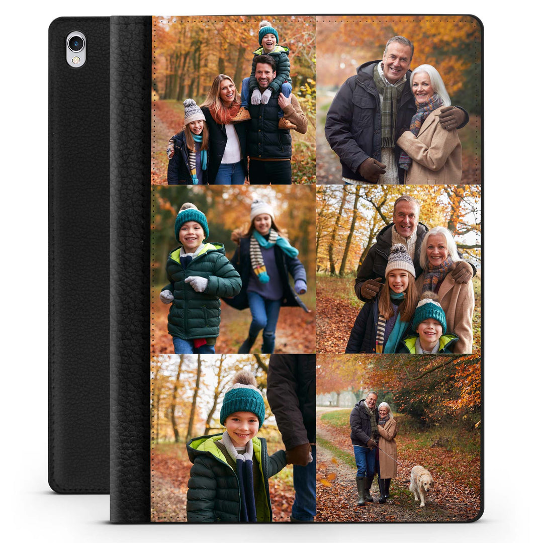 6 Photo Collage iPad Leather Case