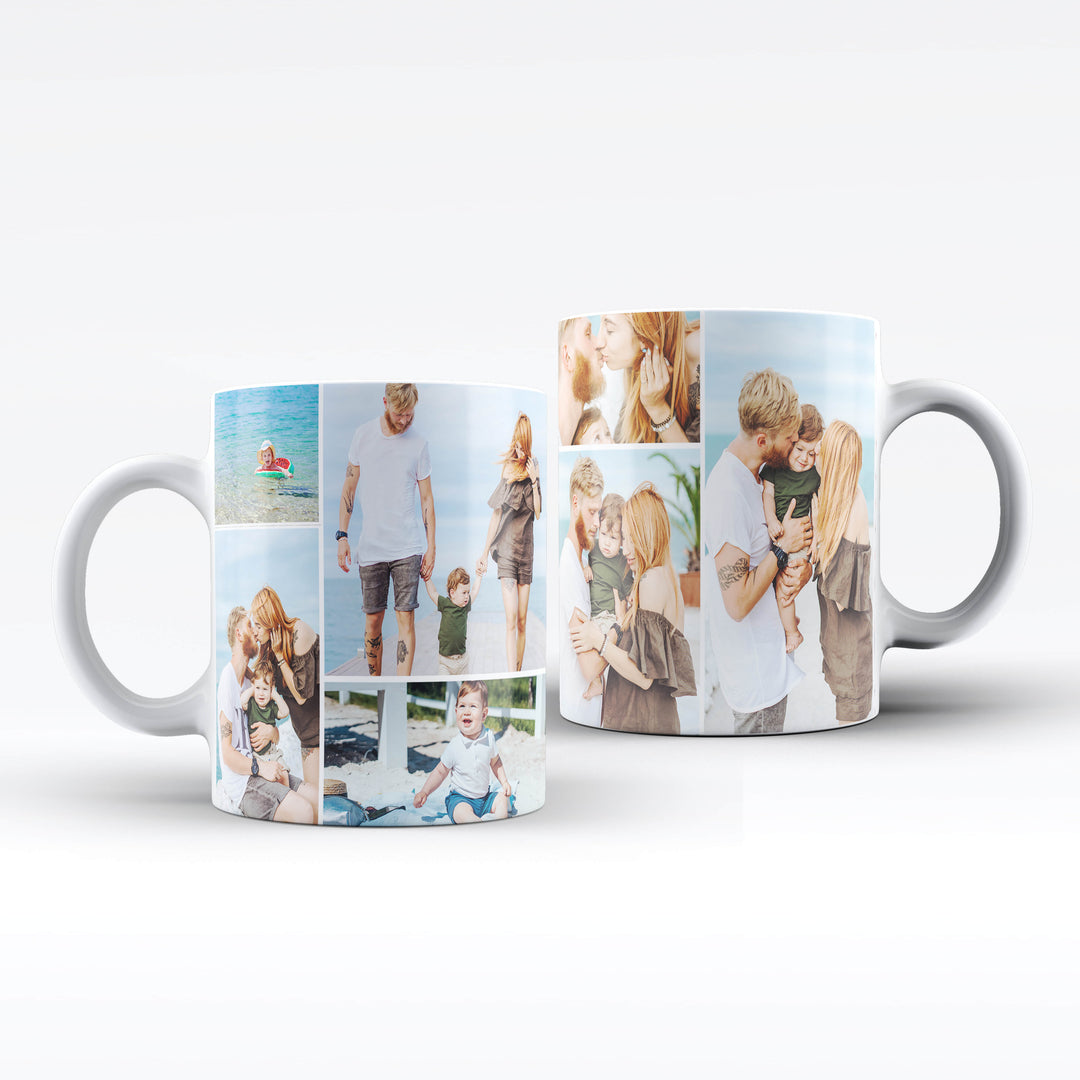 7 Photo Collage Mug