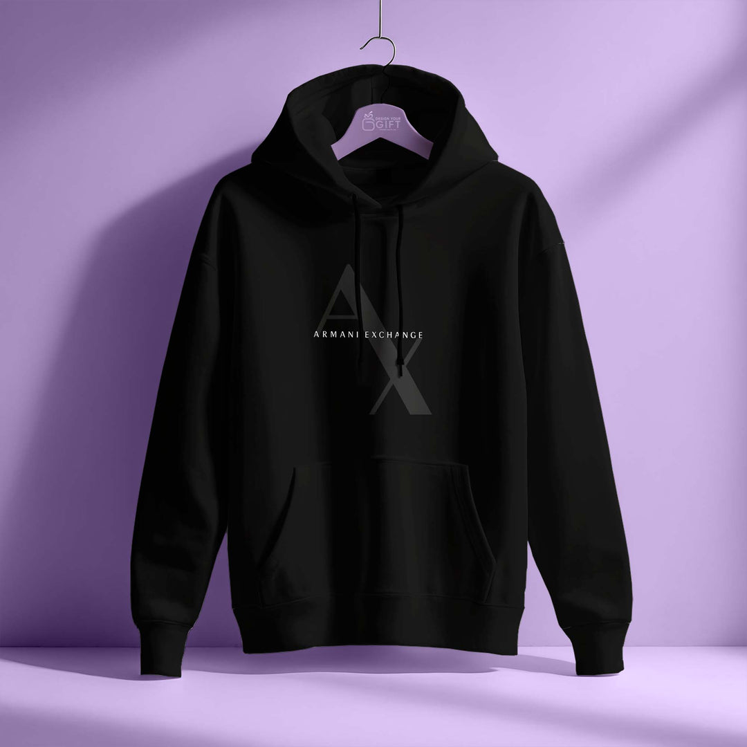 Printed Brands Black Hoodie