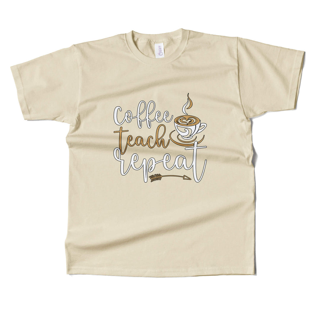 Coffee Teach Repeat T-shirt