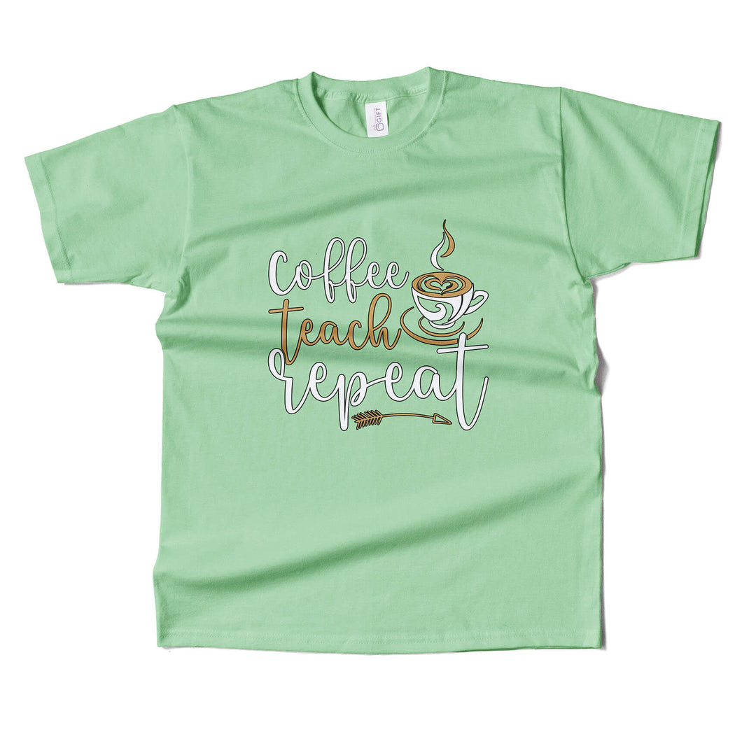 Coffee Teach Repeat T-shirt