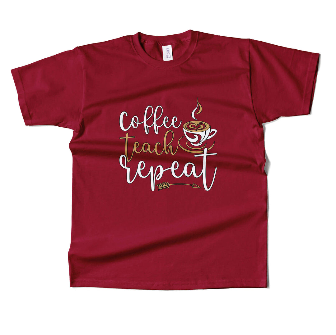 Coffee Teach Repeat T-shirt