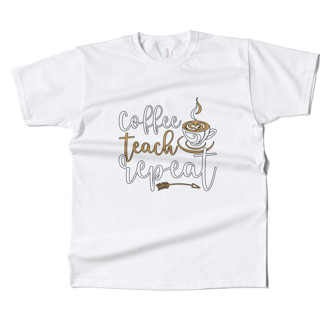 Coffee Teach Repeat T-shirt