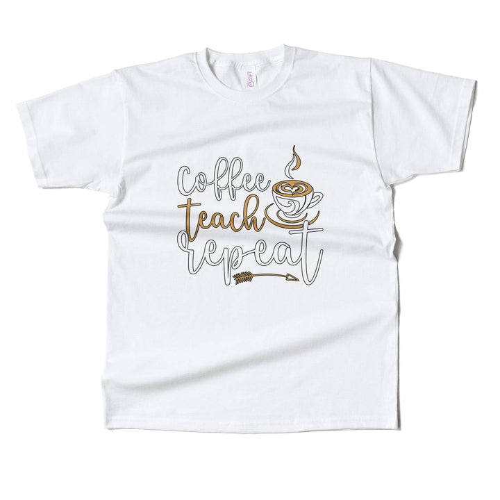 Coffee Teach Repeat T-shirt