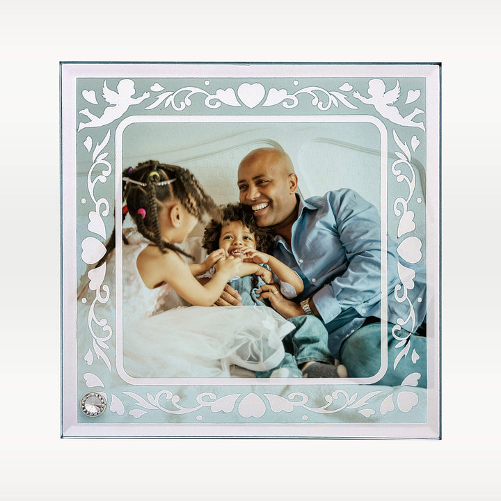 Cupid Glass Mirror Photo Frame   20×20