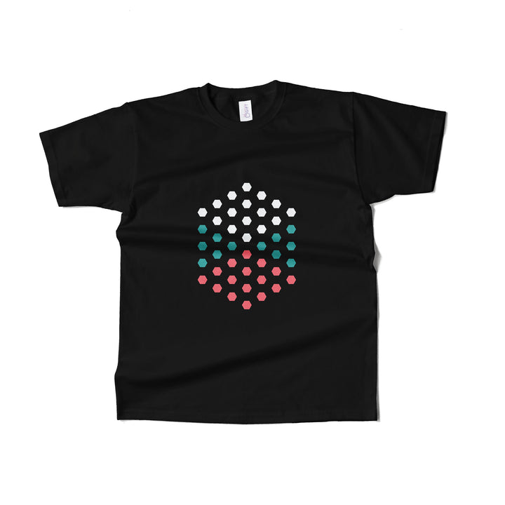 Dotted Hexagon Custom t-Shirt