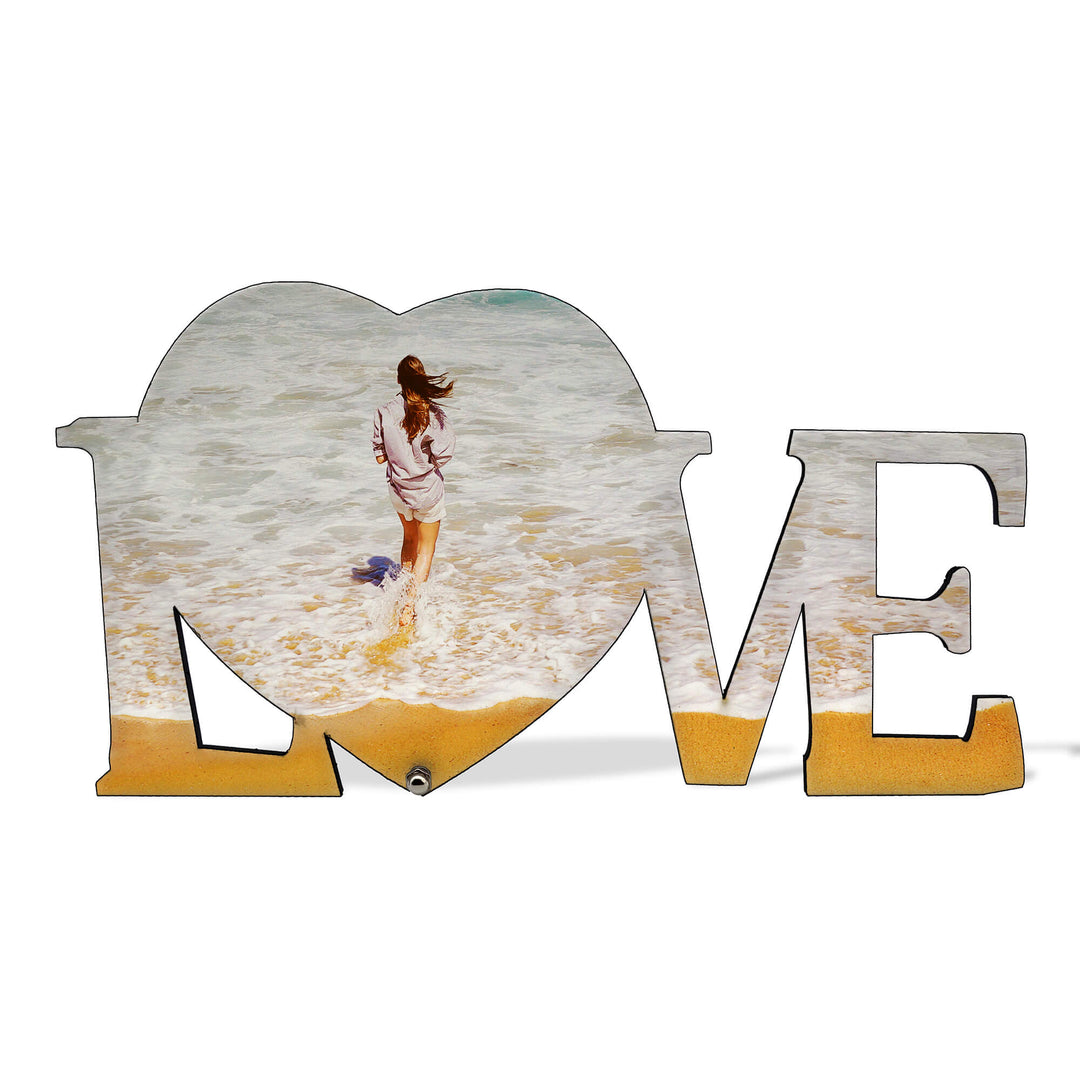 Love wooden photo Block