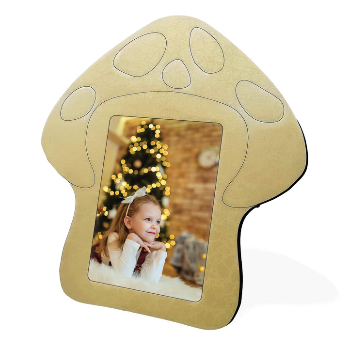 Mushroom Glossy Wood Photo Frame