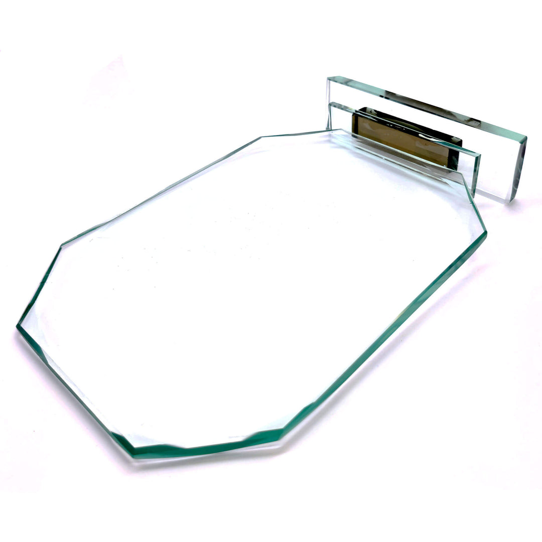 Personalised Crystal Shield - rectangular octagon shape