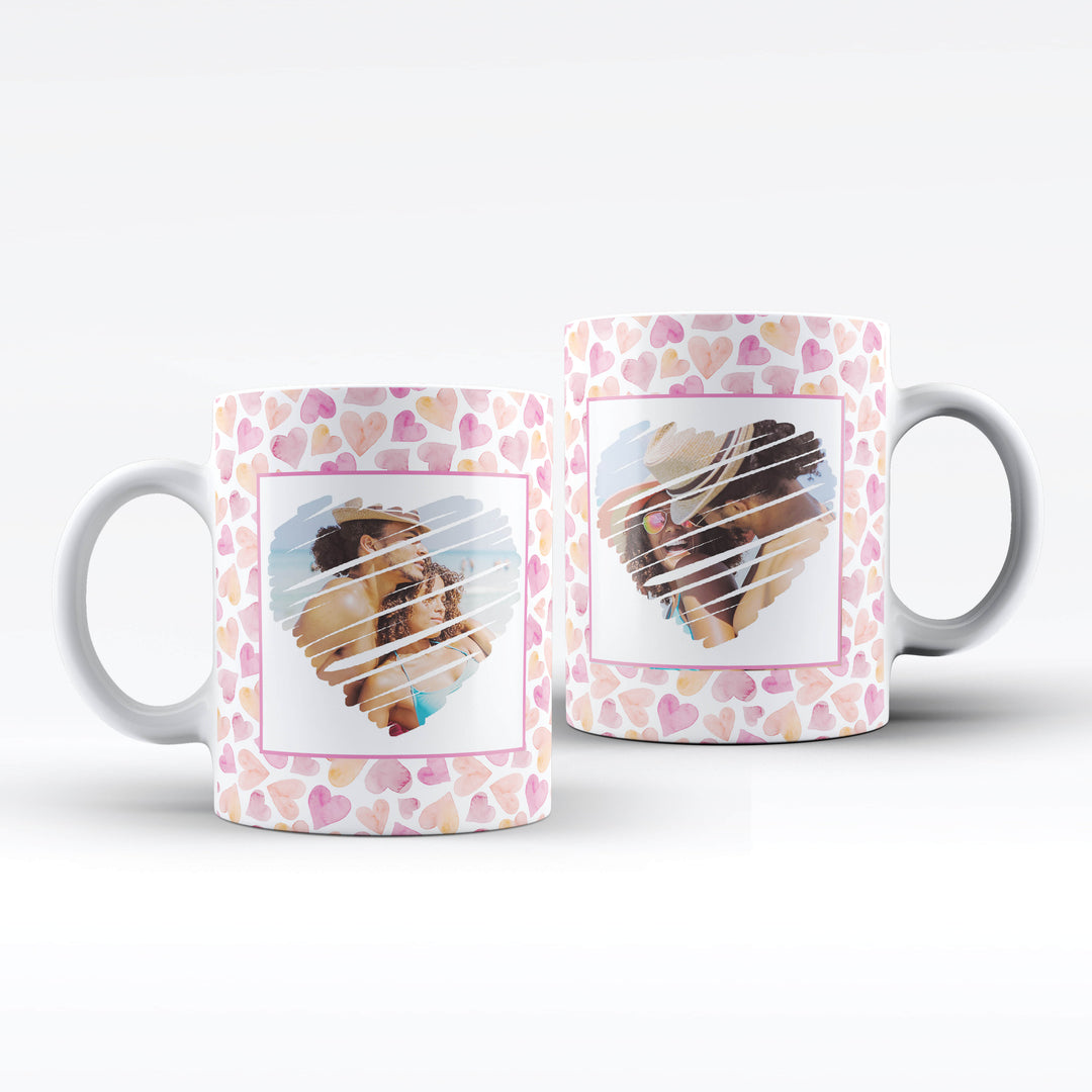 Romantic 2 Photo Theme personalised Mug