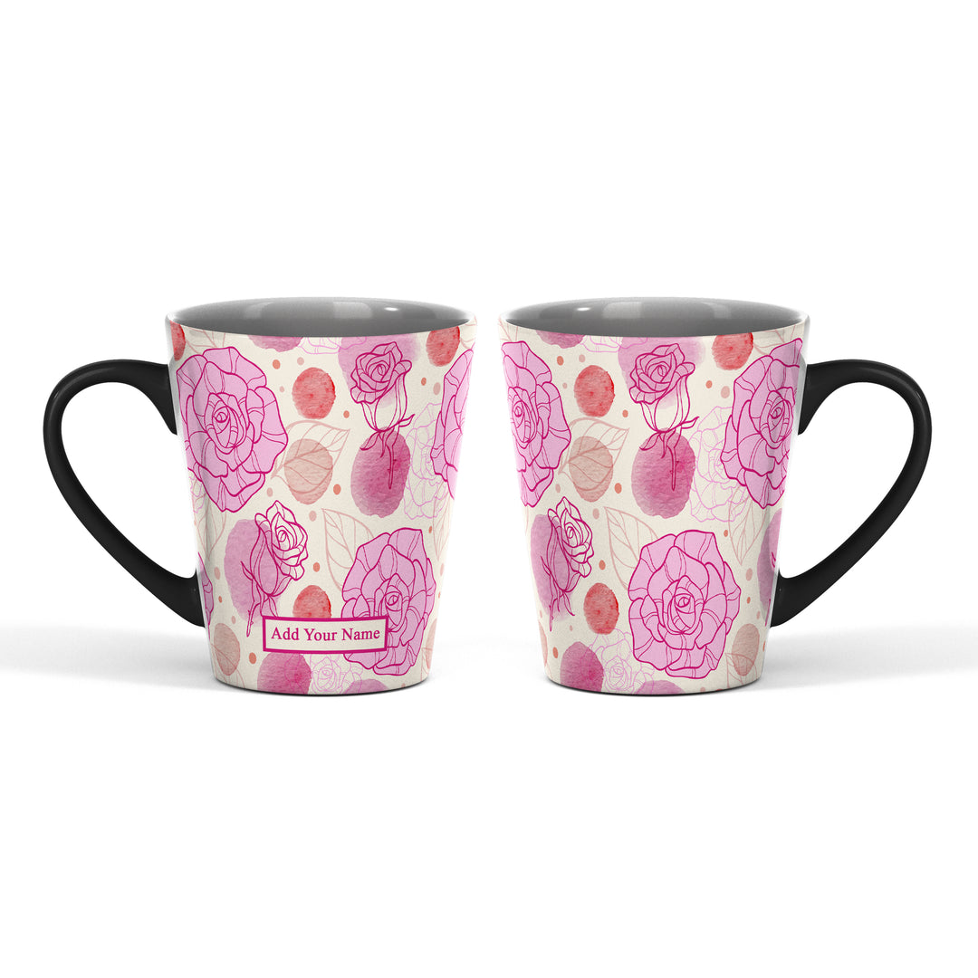 Roses Name Magic Latte Mug