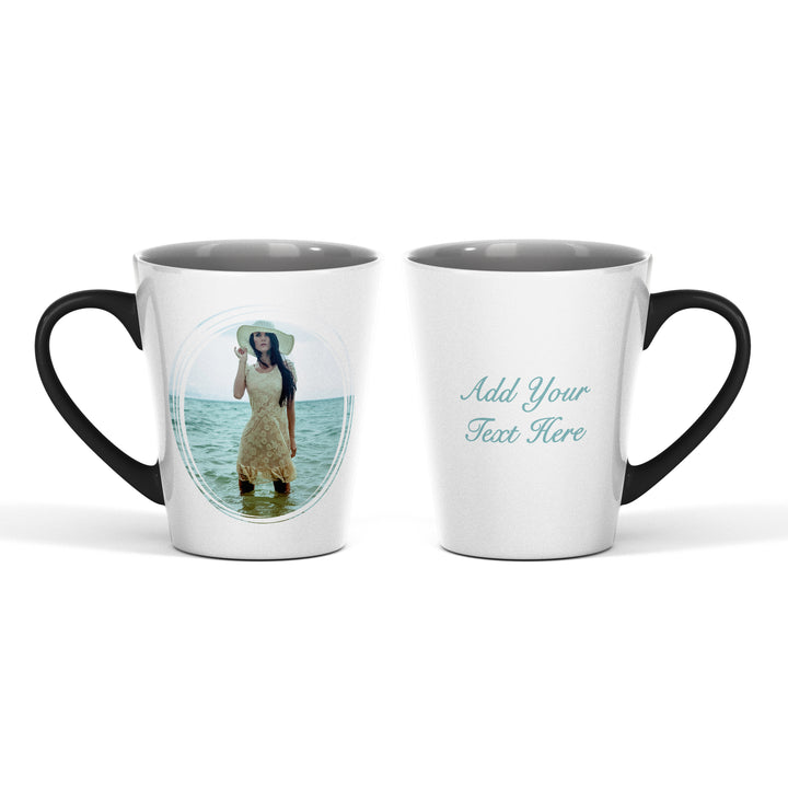 Seamless Photo And Text Magic Latte Mug