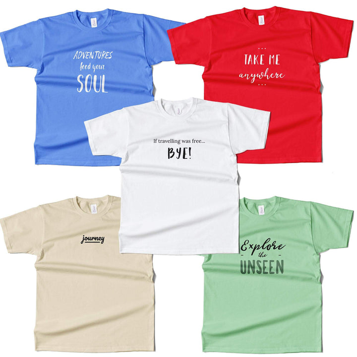 Travel Quotes T-Shirt Prints