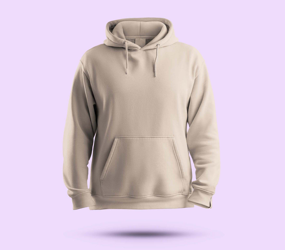 Printed Brands Beige Hoodie