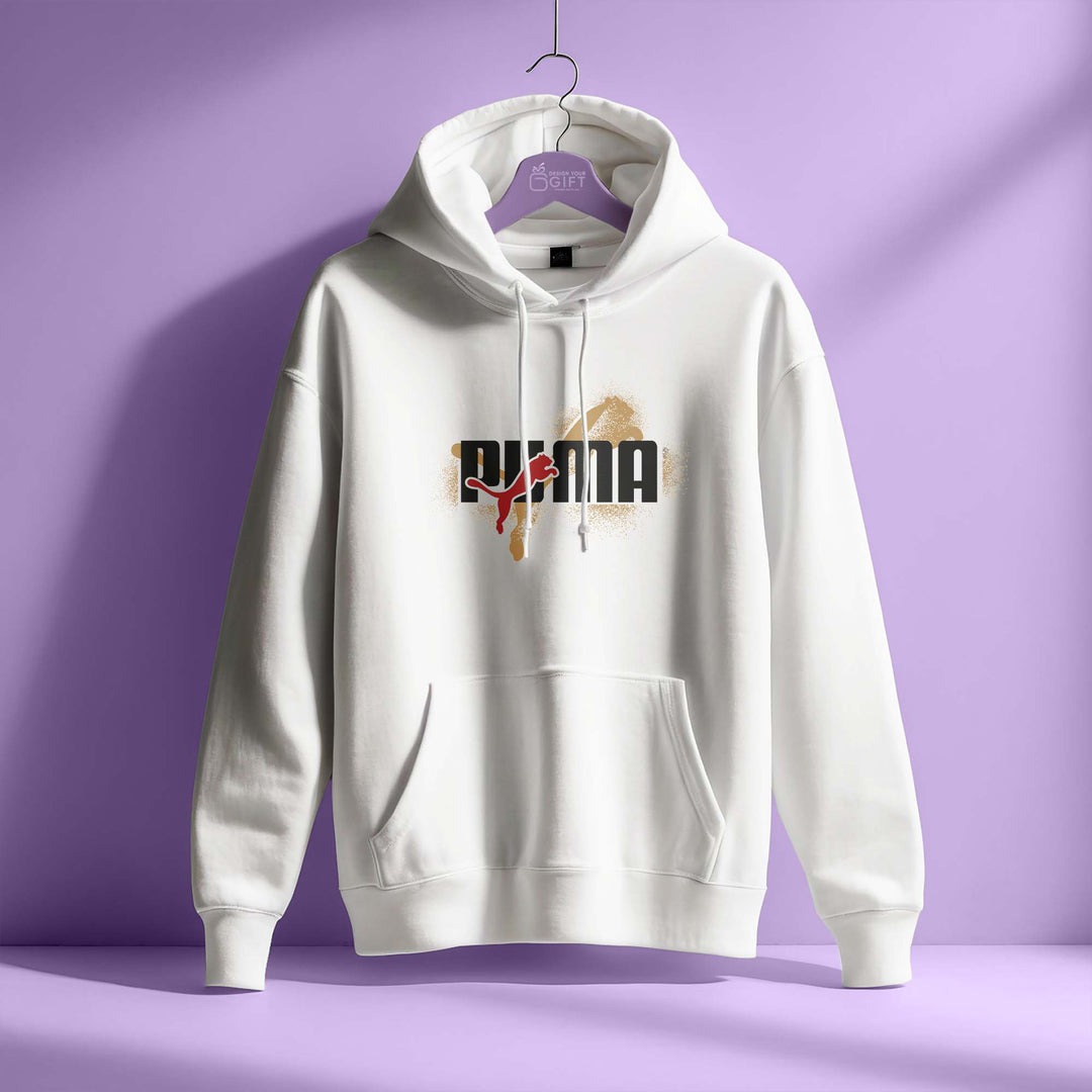 Printed Brands White Hoodie