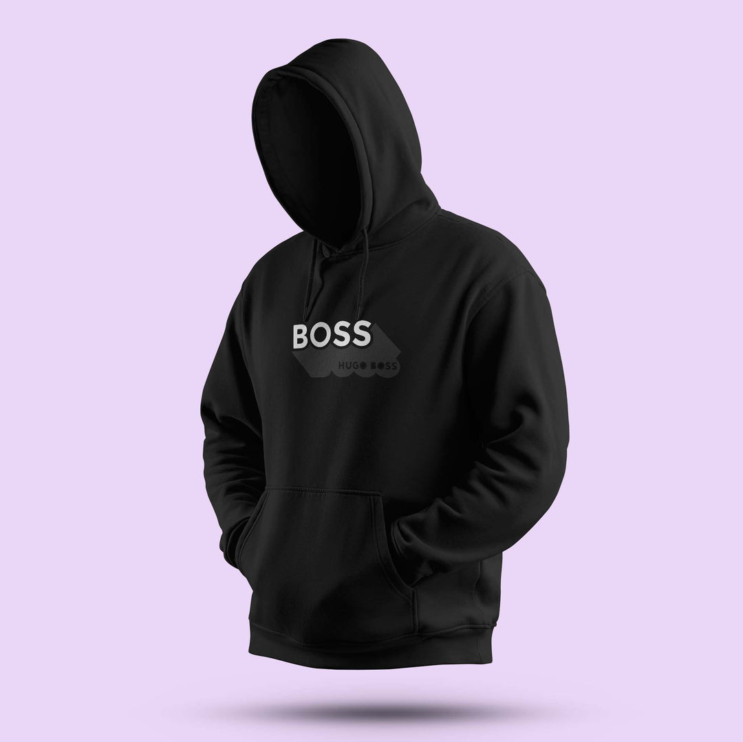 Printed Brands Black Hoodie