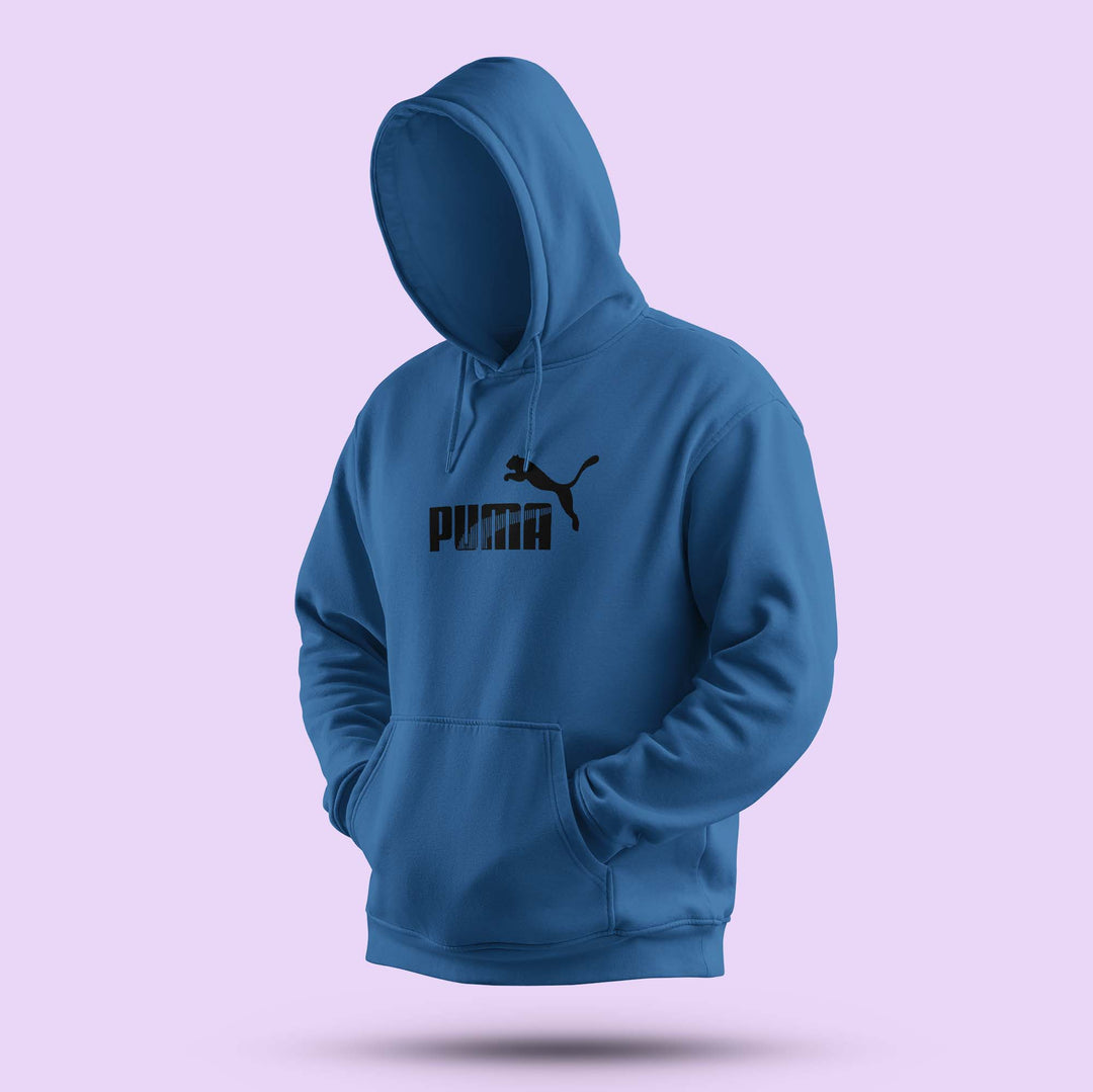 Printed Brands Blue Hoodie