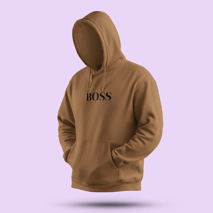 Printed Brands Brown Hoodie