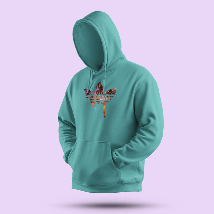 Printed Brands Turquoise Hoodie