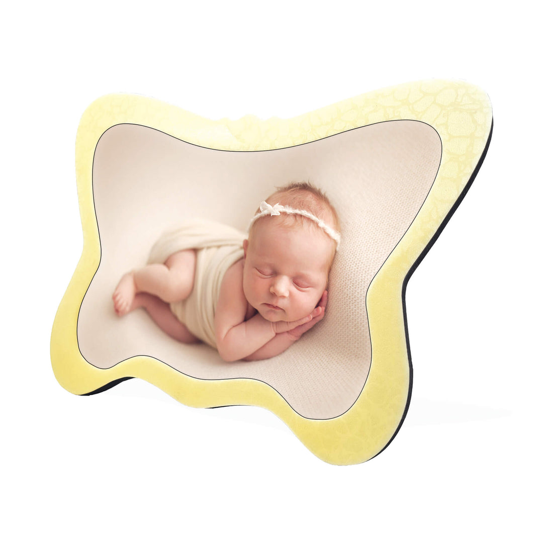 butterfly Glossy Wood Photo Frame