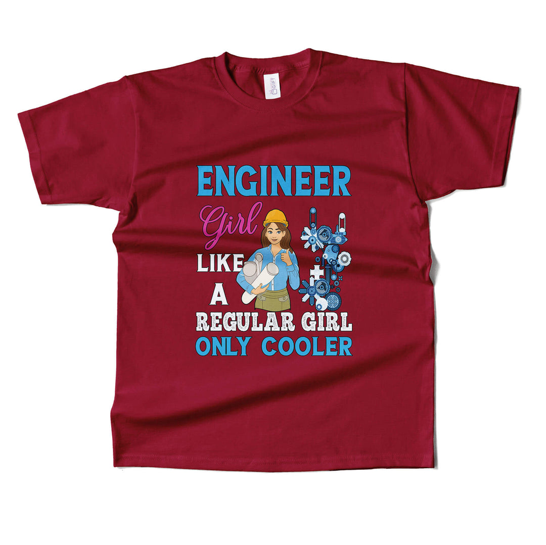 Cool Engineer Girl T-shirt