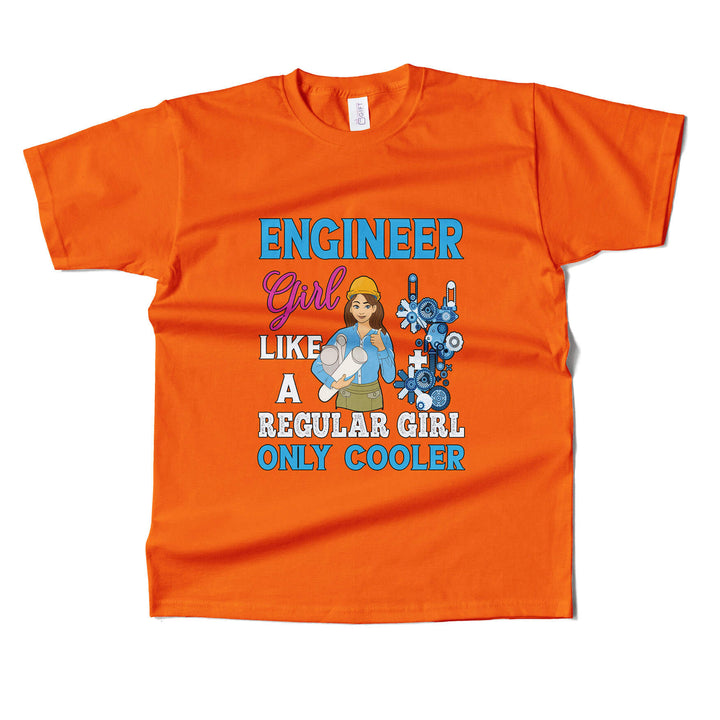 Cool Engineer Girl T-shirt