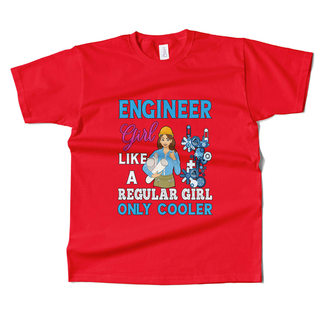 Cool Engineer Girl T-shirt