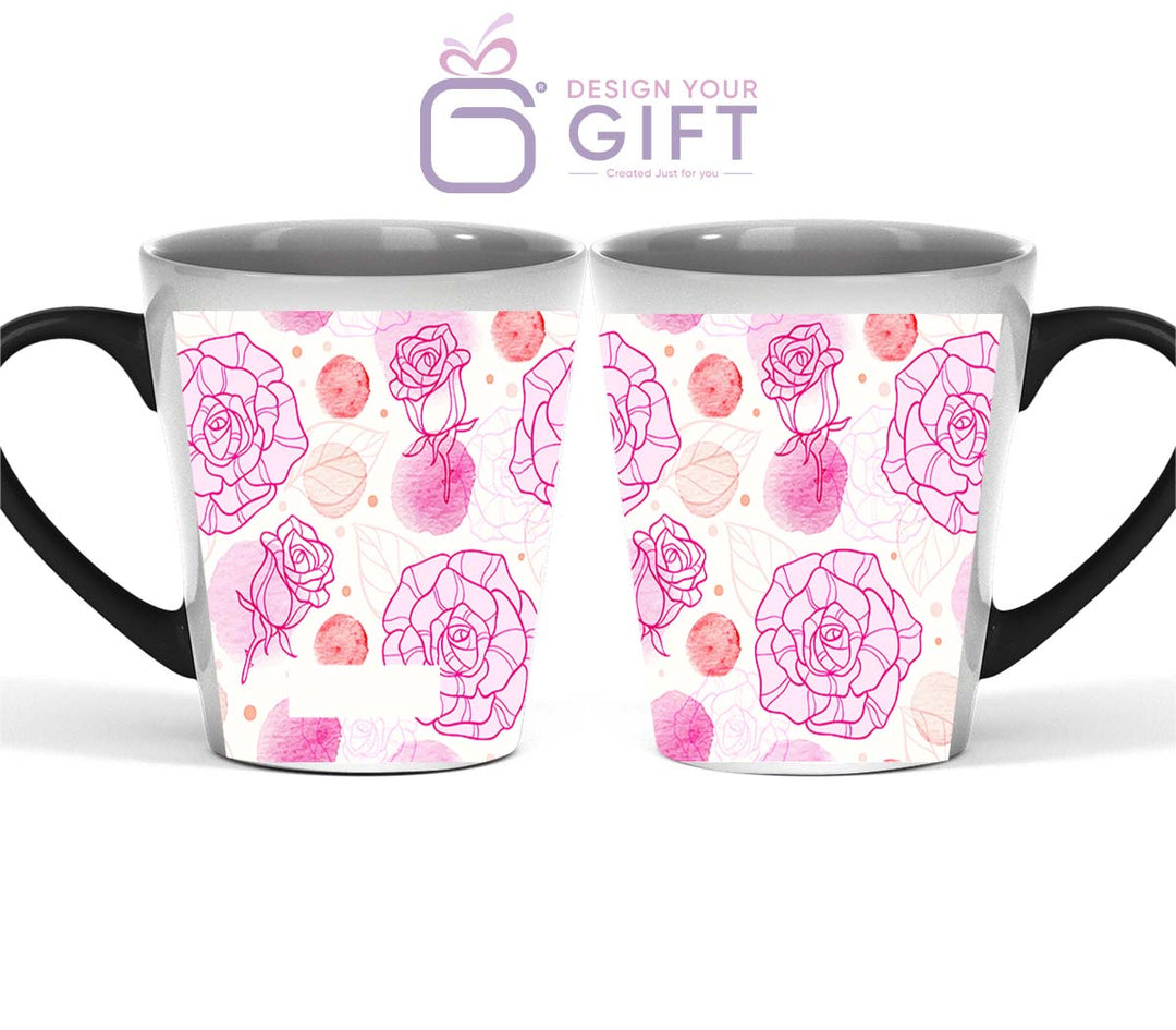 Roses Name Magic Latte Mug