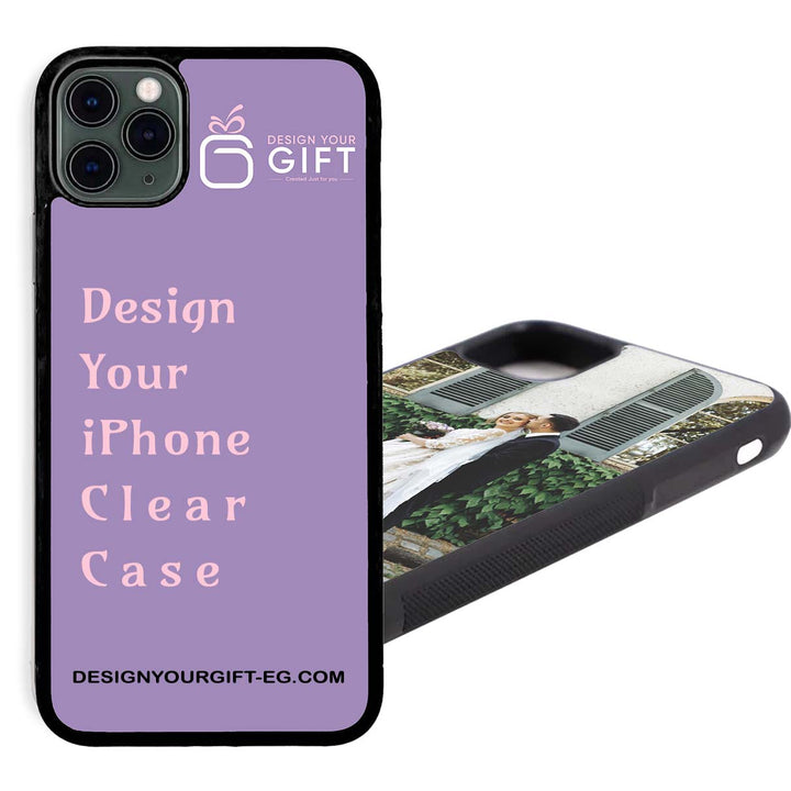 Design Your Own iPhone Black Rubber Case