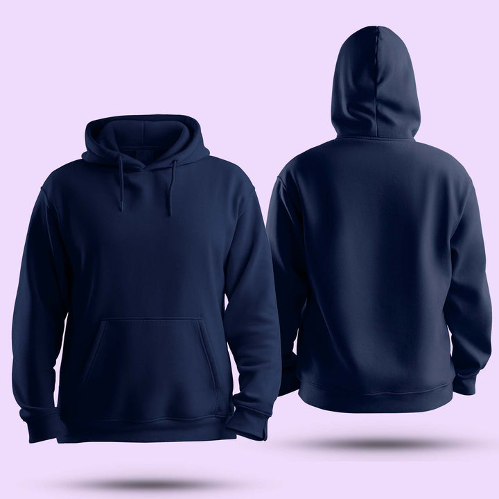 Geometric Design Navy Hoodie