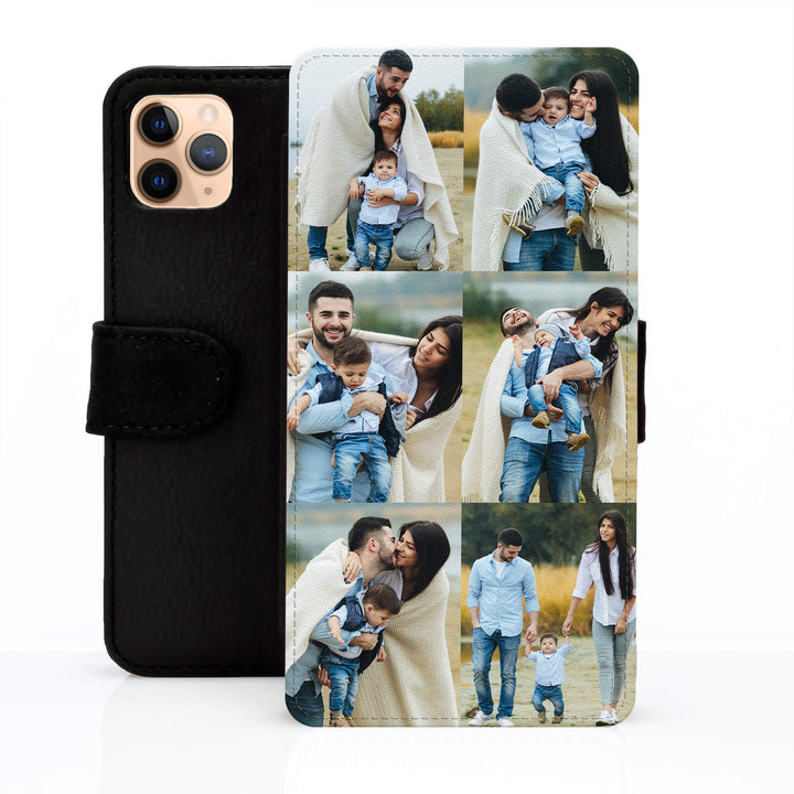 6 Photo Collage iPhone Wallet Phone Case