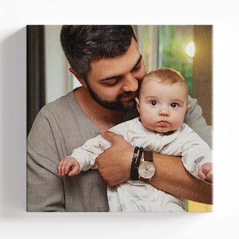 Personalised Square Canvas Wall Art