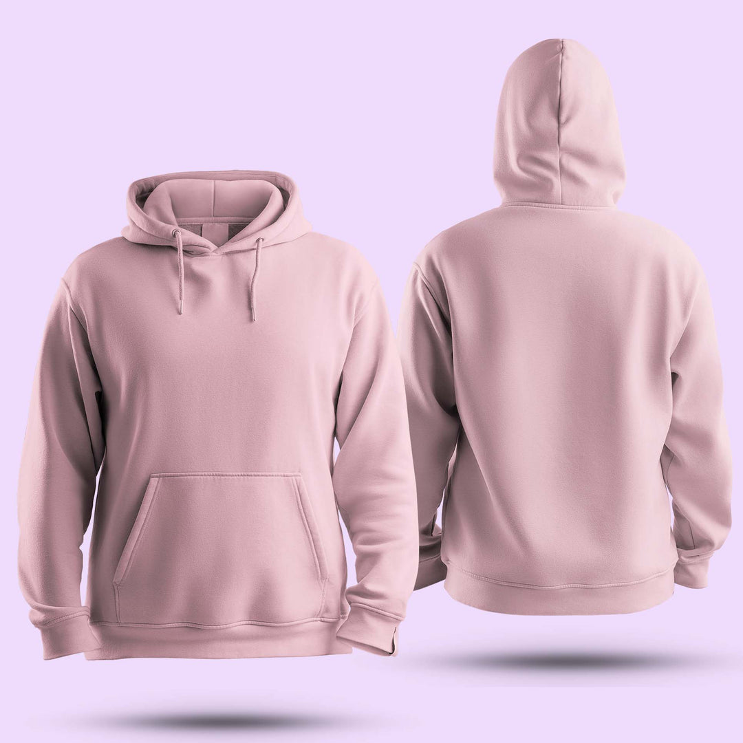 Geometric Design Pink Hoodie